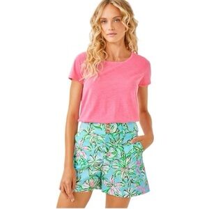 LILLY PULITZER Dempsey Stretch Shorts - Women’s Size 4 in Sun of a Bun - New